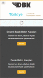 Mobile Screenshot of desenlibetonkalibi.com